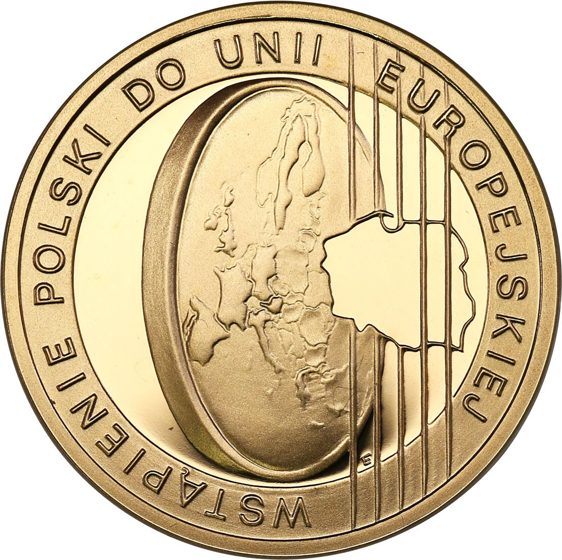 III RP. 200 złotych 2004 Wstąpienie Polski do Unii Europejskiej